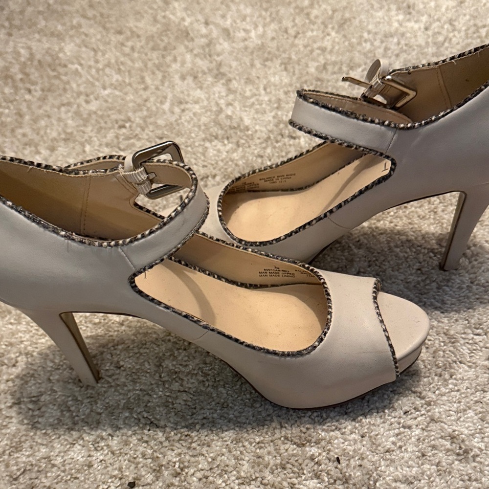 Nine West Elegant Cream High Heels